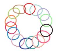 FRCOLOR Eleganti Fasce Per Da 4 Mm 100 Pezzi in Corda Di Poliestere Resistente Eleganti Cerchietti Per Da Donna Ideale Per Ragazze E Amiche