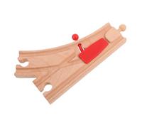 FRCOLOR Espansione Binari in Legno per Trenino con Connettori e Accessori Ponte Compatibile con Set Gioco Educativo per Stimola Creatività e Sviluppo Cognitivo