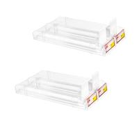 FRCOLOR Espositore A Spinta Automatica Confezione Da 4 Pezzi Materiale Facile Da Usare E Manutenere