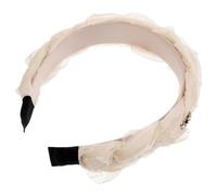 FRCOLOR Fascia Larga Per Chioma Da Donna Rete, Accessorio Multifunzionale Per Styling e Lavaggio Viso, Fascia Estetica Design Intrecciato Elegante Per Uso Quotidiano