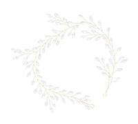 FRCOLOR Fascia per barrette hair pin hair bow accessori per acconciature sposa hair charms Nozze incantesimi copricapo da sposa accessori per sposa matrimonio strass Golden