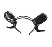 FRCOLOR Fascia per Capelli Corna da Diavolo Accessorio per Capelli Corna Grandi per Halloween Cosplay Feste in Maschera Carnevale Spettacoli per Completare Look