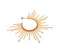 FRCOLOR Fascia Per Capelli Sole Decorazione Da Donna Copricapo Da Festa Fascia Solare Elegante Accessorio Per Capelli Vintage Copricapo Per Eventi