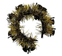 FRCOLOR Fascia per Cappello da Laurea Stelle Nere e Oro, Copricapo Elegante per Feste di Laurea, Accessorio per Chioma Resistente e Versatile Adatto a Tutte le Età