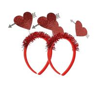 FRCOLOR Fascia Per Con Fermaglio A Forma Di Freccia E Cuore Alla Moda Per Donne Di Natale Per Feste E Celebrazioni