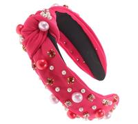 FRCOLOR Fascia Per Strumenti Per Lo Styling Dei Per Le Donne Accessori Per Per Donna Fasce Di Strass Fasce Per Larghe Per Le Donne Larghe Rosy Tessuto