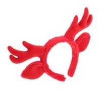 FRCOLOR Fascia Per Testa Corna Di Cervo e Renna Copricapo Natalizio Cerchietto Per Ragazze e Donne Materiale Morbido Vestibilità Flessibile Per Feste e Celebrazioni Stagionali