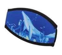 FRCOLOR Fascia Protettiva per Maschera da Snorkeling e Subacquea in Neoprene Blu Design Innovativo e Adatta a Diverse Misure per Avventure Subacquee