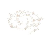 FRCOLOR Fascia Sposa con e Fiori Dorati Rame Long Hair Vine Decorazione Cerimonia per Donne e Ragazze Accessorio per Matrimonio e