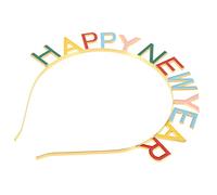 FRCOLOR felice anno copricapo fasce per rosa incantesimi costume chiaro lux hair charms rave accessori fascia per capodanno bomboniere del festival di Lega di zinco