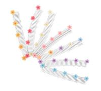 FRCOLOR Fermagli per Chioma Invisibili 7 Pezzi Pettine Elastico con Clip per Styling Chioma Sottili Posteriore senza Segni per Acconciature da Uovo Frangia