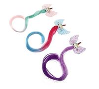 FRCOLOR Fermagli Per Di Qualità Per Bambini - Confezione Da 3 Fermagli Per Parrucche Cosplay Per Bambini Accessori Per A Coda Di Cavallo