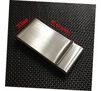 FRCOLOR Fermasoldi in Inossidabile Sottile Pieghe Clip Portabanconote Multifunzione per Carte Documento