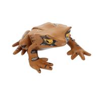 FRCOLOR Figura di Rana Artificiale in Plastica Realistica, Giocattolo Educativo per, Statuetta Decorativa per Scrivania e Giardino, Piccola Rana Simulata Resistente e Leggera, Decorazione