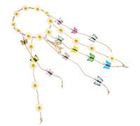 FRCOLOR Fiore Fasce Per Le Donne Anni 70 Margherite Corone Per Le Donne Farfalla Margherita Margherita Fiore Margherita Bulk