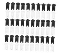 FRCOLOR Flacone Per Ciglia 60 Pezzi Ugelli Di Ricambio Per Extension Ciglia Pp Acciaio Inossidabile