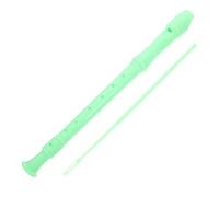 FRCOLOR Flauto Soprano per Adulti con Asta Pulizia Strumento Musicale per Scuole Verde