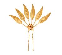 FRCOLOR Forcina Hanfu cerimonia lux accessori per acconciature hair bow fermagli per dorati prodotti bastoncini per vintage Forcine per da donna Metallo Golden