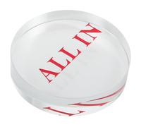 FRCOLOR Gettoni di Valuta da Gioco All-in in Rilievo Doppio Strato, Fiche per Poker Texas Hold’em, Segnalino Dealer Grande Rosso per Gioco da Tavolo e Torneo