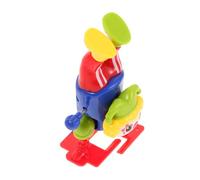 FRCOLOR Giocattolo Clown Carica con Salti e Capovolte Figurina Clown da Festa di Halloween Regalo Interattivo per Design Vivace e Movimento Capovolto