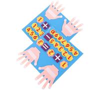 FRCOLOR Giocattolo Matematico in Feltro Aggiunta e Sottrazione per Bambini Piccoli, Strumento Didattico Manipolativo Portatile per Scuola Materna, Set 2 Pezzi per Apprendimento Numerico Precoce
