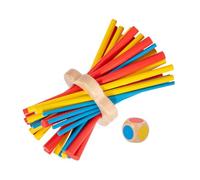 FRCOLOR Gioco Bastoncini in Legno Montessori per Gioco da Tavolo per Coordinazione Pazienza e Sviluppo Cognitivo per Famiglie e Viaggi