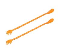 FRCOLOR Grattaschiena a Doppia Faccia Calzascarpe Manico Lungo in Plastica Resistente, Set Da 2 Pezzi Portatile Per Prurito e Calzatura Facile, Adatto a Tutta La Famiglia, Casa e Viaggio