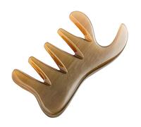 FRCOLOR Gua Sha, 3 pettini per raschiare, massaggiatori per cuoio capelluto, pettine per corno di bue, strumento multifunzione per massaggiare le, strumento guasha per il massaggio del viso,