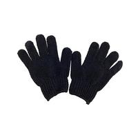 FRCOLOR Guanti Esfolianti Per e Bagno Da Colore Nero Perfetti Per Rimuovere Le Cellule Morte e La Circolazione Della
