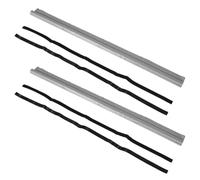 FRCOLOR Guarnizione Para Spifferi Sotto Porta 2 Pezzi Autoadesiva in Pe Grigia, Isolamento Acustico e Antivento per Uso Domestico, Barriera Contro Polvere e Aria Fredda, Installazione