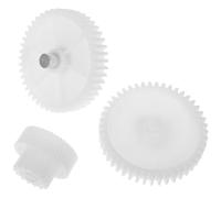 FRCOLOR Ingranaggio della Macchina Tritacarne 3 Pezzi, Bianco, Acciaio Inossidabile PP, Adatto a Ingredienti di Durezza Diversa, per Cucina Domestica