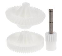 FRCOLOR Ingranaggio per Tritacarne in Acciaio Inossidabile e Plastico Bianco Ingegneria Precisa e Compatibilità per Preparazione Alimentare in Cucina