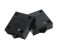 FRCOLOR Interruttore Automatico Porta Armadio 2 Pezzi 2a 12v-250v per Luci da Armadio Viti Compatibile Armadi a Muro e Dispense Leggero e Compatto per Illuminazione