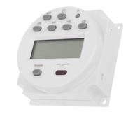 FRCOLOR Interruttore Timer Digitale Programmabile con Relè Controller Temporizzato Bassa Tensione per Illuminazione Esterna Ventilatori e Uso Domestico Programmazioni Giornaliere Alta
