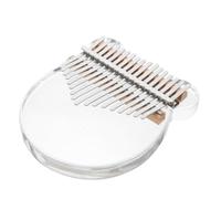 FRCOLOR Kalimba Pianoforte a Pollice in Acrilico, Mini Finger Piano Design Curvo verso Basso e Superficie Liscia, per Principianti, Strumento Musicale Integrato