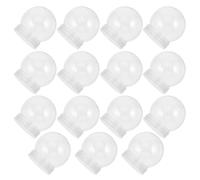 FRCOLOR Kit 15 Pezzi Sfere di Neve Fai da Te in Plastica Trasparente con Tappi a Vite, Globi Vuoti per Decorazioni Natalizie, Set per Globo di Neve per Adulti, Idee Creative