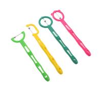 FRCOLOR Kit 4 Pezzi Allenatore Muscoli della Lingua per Bambini e Adulti Strumento per Esercizio Terapeutico Orale in Abs e Acciaio Inossidabile per Riabilitazione Linguale