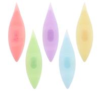 FRCOLOR Kit 5 Pezzi Navette in Plastica per Chiacchierino, Utensile Navetta per Lavori a Maglia e Tessitura, Strumento Leggero e Compatto per Artigianato e Cucito a Mano