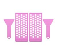 FRCOLOR Kit Fai da Te per Balsami e Lucidalabbra Vassoio 50 Fori 5G e Spatola Flessibile per Realizzare Rossetti Fatti in Casa Materiale Sicuro e Riutilizzabile per Cosmetici
