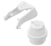 FRCOLOR Kit Parti di Ricambio per Dispenser Dentifricio da Parete, Set Completo Pompa a Vuoto e Asta di Spinta, Accessori per Spremiagrumi Automatico Bagno, Montaggio Semplice