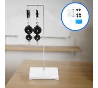 FRCOLOR Kit Pulegge e Supporto per Esperimenti di Fisica Completo per Lezioni di Meccanica Strumenti Didattici Resistenti e Precisi per Esperimenti Scientifici