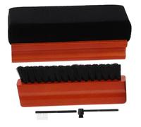 FRCOLOR Kit Pulizia per Dischi Spazzola per Turntable e Stylus Manutenzione per Riproduttori Cd Set Compatto e Portatile e
