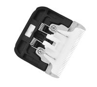 FRCOLOR Lama Regolabile per Tosatrice Design Ergonomico, Testina in Polvermetallo Nero, Sostituibile e Staccabile, per Agricoltura e Giardinaggio