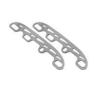 FRCOLOR Lame da Pattinaggio Sostituibili in Acciaio Inox 220mm, Coppia di Lame Leggere e Compatte per Scarpe da Pattinaggio a Rotelle, Accessori Pratici per Hockey su Ghiaccio e Sport