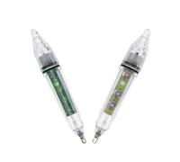 FRCOLOR Lampada da Pesca LED Subacquea 17cm 2 Unitá Luce Regolabile per Attirare Ittici in PC per Pesca Notturna Pratica e Resistente