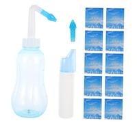 FRCOLOR Lavaggio Nasale Professionale di Fisiologico Irrigatore per Seni Paranasali Strumento per Pulizia Nasale Rondella Flacone per Pulizia del Naso Portatile e Facile da Usare