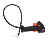 FRCOLOR Manico Destro Regolabile per Tosaerba 430/520 43cc 52cc con Cavo Interruttore e Acceleratore, Impugnatura Ergonomica per Attrezzi da Giardinaggio, Ricambio per Decespugliatori