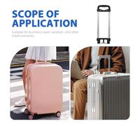 FRCOLOR Maniglia Telescopica in Lega di Alluminio per Valigia Asta di Ricambio Compatta e Resistente per Bagagli da Viaggio Maniglia Stabile e Leggera per Trolley e Bauli