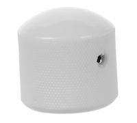 FRCOLOR Manopola Volume Chitarra e Basso in Plastica Resistente Design Elegante e Leggero Accessorio Ricambio Per Potenziometro Elettrico Compatibile Con Chitarre Elettriche e Bassi Bianco