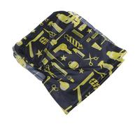 FRCOLOR Mantella per tagliare i mantello da parrucchiere da barbiere mantello di Panno per parrucchieri coprispalle mantella da parrucchiere antistatica Black